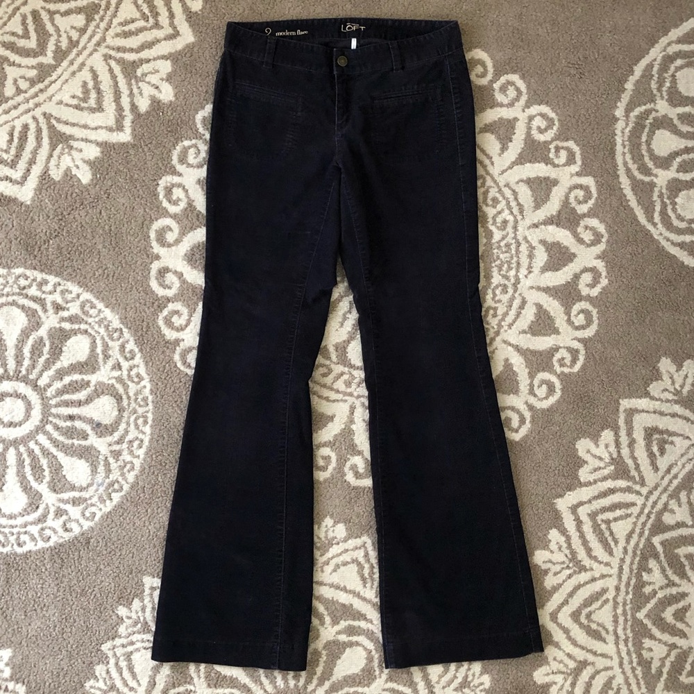 Loft Corduroy Modern Flare Pants
